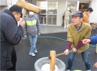 餅つき